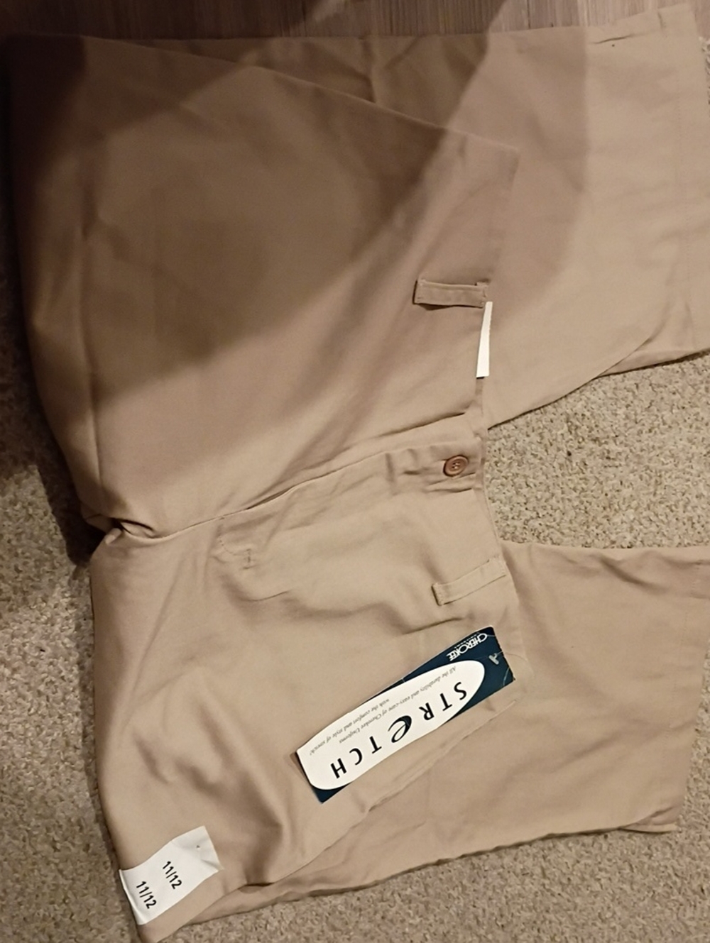 Stretch Chino Pants in Khaki